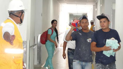 Simulacro para atender emergencias en el Hospital Universitario San Jos&eacute;