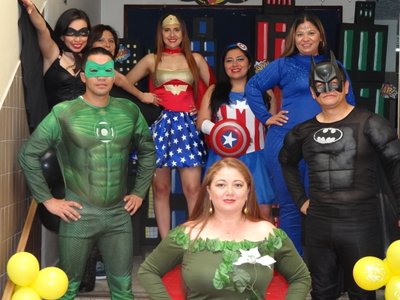 Superhéroes socializan los protocolos de enfermería en el Hospital Universitario San José